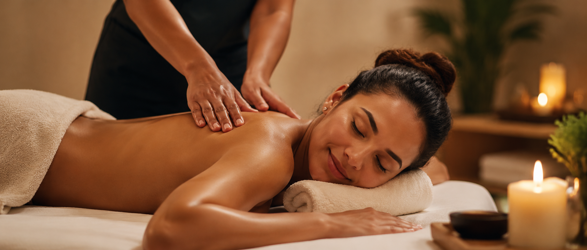 Massage therapy room
