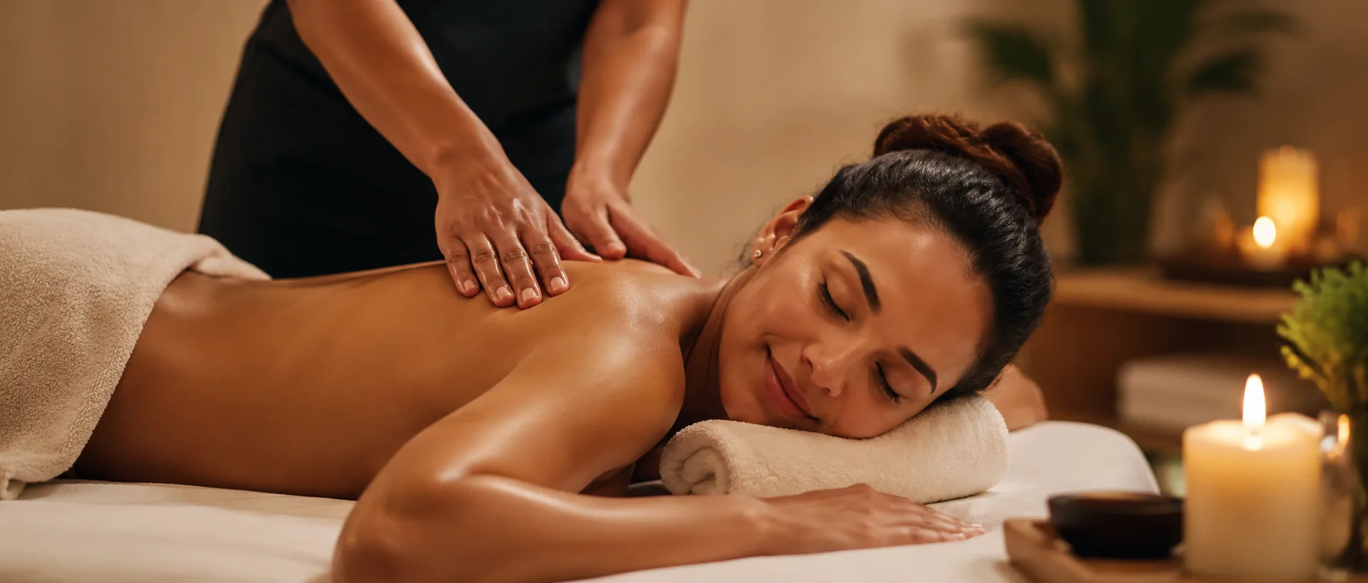 Massage therapy room
